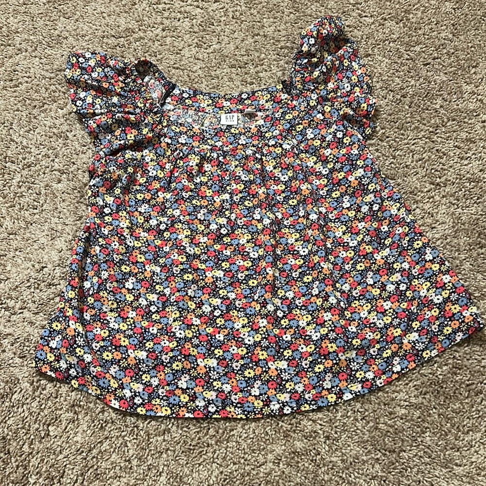 GAP Kids Floral Sleeveless Blouse - XL (12) - NWT